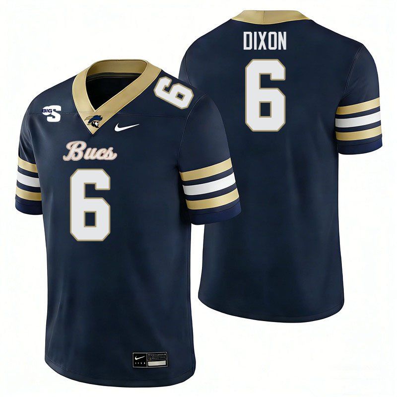 Charleston Southern Buccaneers #6 Avery Dixon College Football Jerseys,Uniforms-Navy